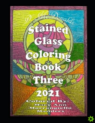 D. McDonald's Stained Glass Coloring Book Three 2021