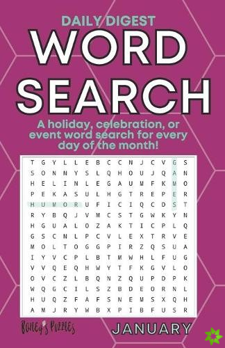DAIlY JANUARY WORD SEARCH