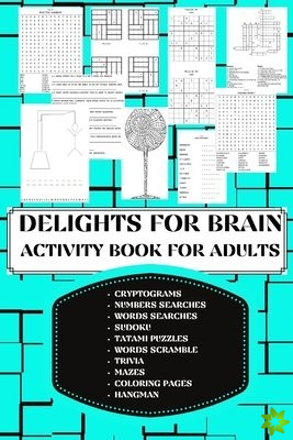 Delights for Brain Activity Book for Adults