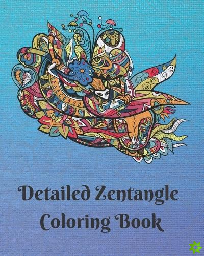 Detailed Zentangle Coloring Book