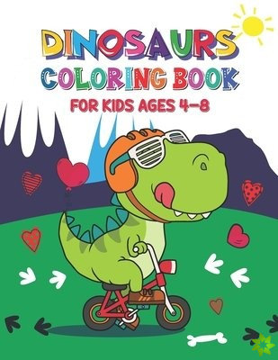 Dinosaur Coloring Book for Kids Ages 4-8