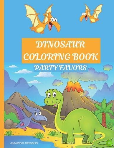 Dinosaur Coloring Book Party Favor