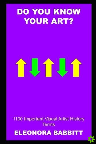 Do you know your Art? 1100 Important Visual Artist History Terms