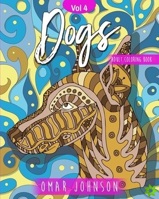 Dogs Adult Coloring Book Vol 4.