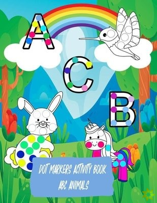 Dot Markers Activity Book ABC animals