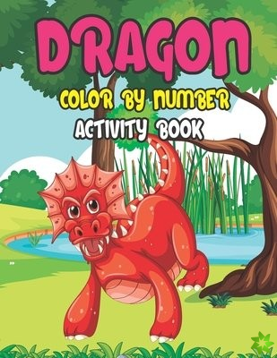 Dragon Color by Number Activity Book