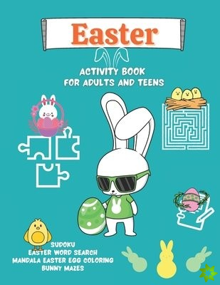 Easter Activity Book for Adults and Teens