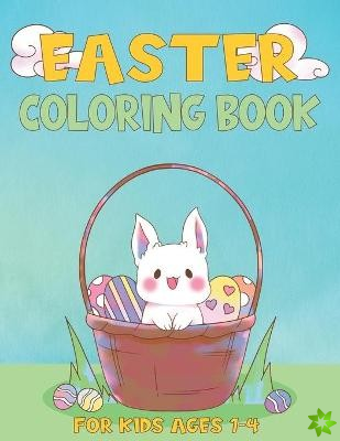 Easter Coloring Book For Kids Ages 1-4