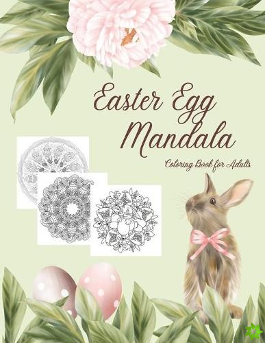 Easter Egg Mandala Coloring Book for Adults