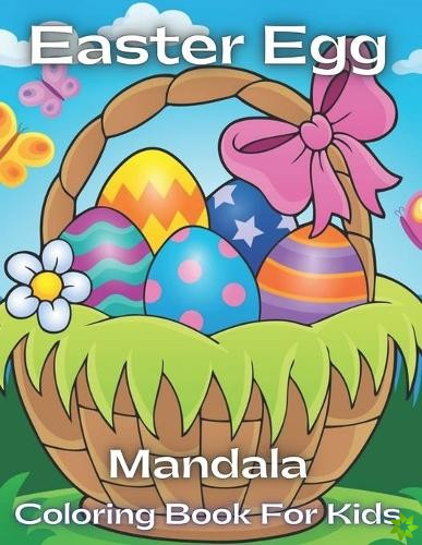 Easter Egg Mandala Coloring Book For Kids