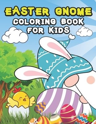 Easter Gnome Coloring Book For Kids