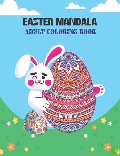 Easter Mandala Adult Coloring Book