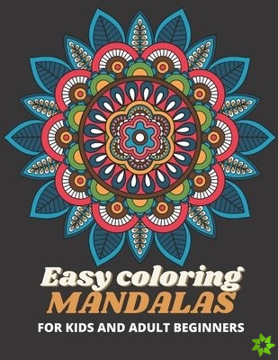 Easy coloring mandalas
