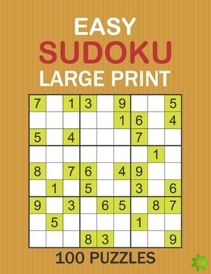 Easy Sudoku Large Print