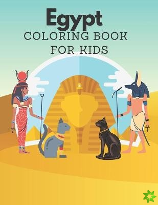 Egypt Coloring Book for kids