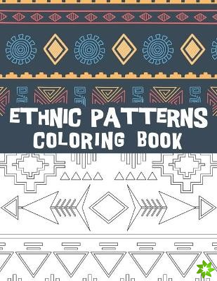 Ethnic patterns coloring book