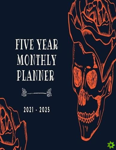 Five Year Monthly Planner 2021 - 2025