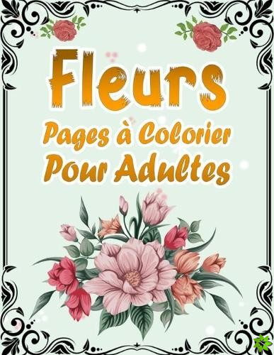 Fleurs Pages a Colorier Pour Adultes