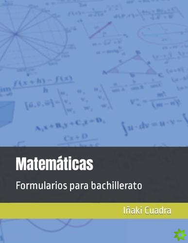 Formularios para bachillerato. Matematicas