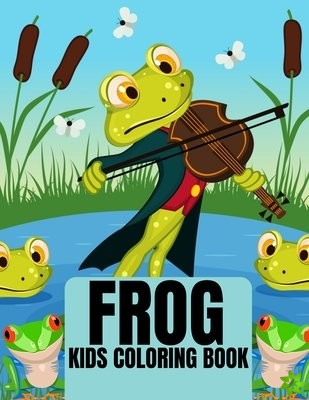 Frog Kids Coloring Book