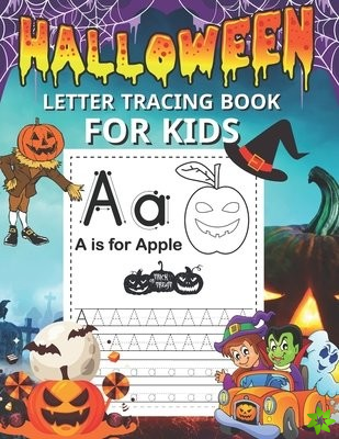 Halloween Letter Tracing Book for Kids