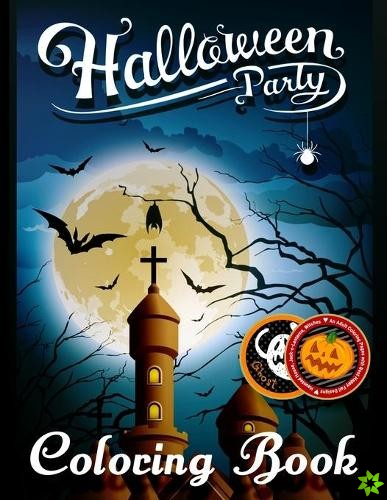 Halloween Party Coloring Book