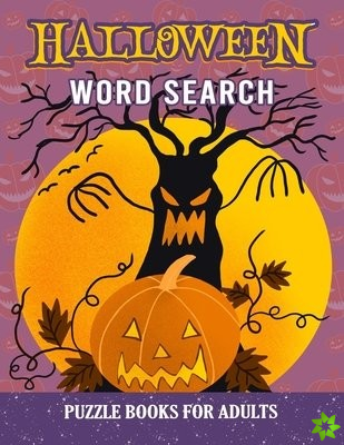 Halloween Word Search Puzzle Books For Adults
