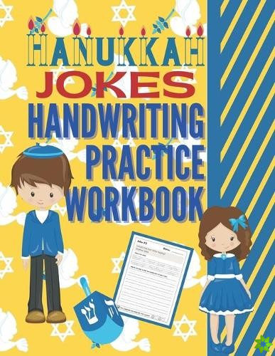 Hanukkah Jokes Handwriting Practice Workbook