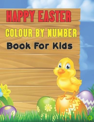 Happy Easter Colour By Number Book For Kids