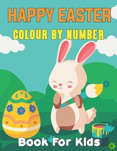 Happy Easter Colour By Number Book For Kids