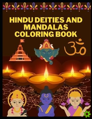 Hindu Deities and Mandalas Coloring Book