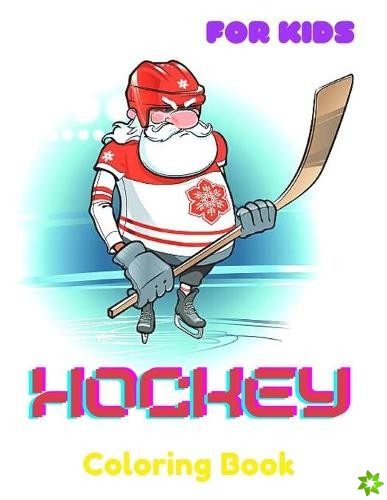 Hockey coloring book for kids