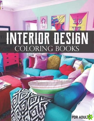 Interior Design Coloring Books For Adults