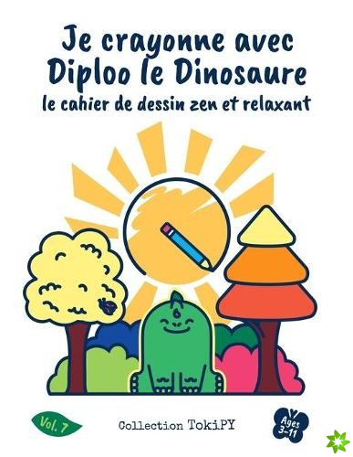 Je crayonne avec Diploo le Dinosaure