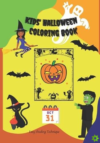 Kids' Halloween Coloring Book
