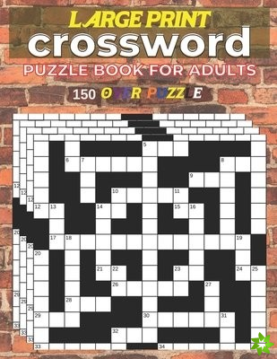 Large Print Crossword Puzzle Book Adults 150 Over Pyzzle
