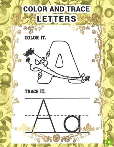 Letter Tracing And Coloring Book