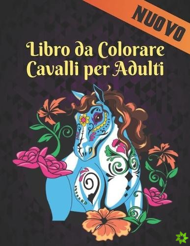 Libro da Colorare Cavalli per Adulti Nuovo