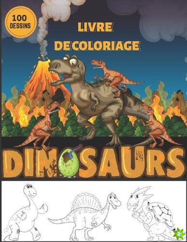 livre de coloriage dinosaurs