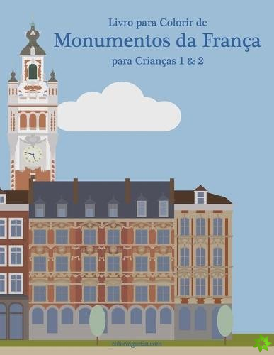 Livro para Colorir de Monumentos da Franca para Criancas 1 & 2