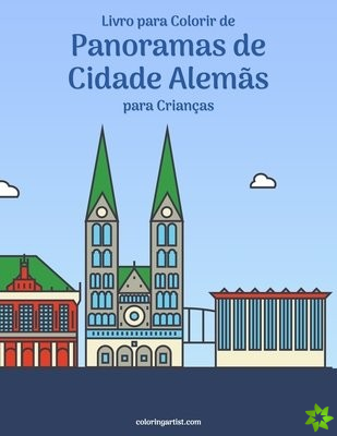 Livro para Colorir de Panoramas de Cidade Alemas para Criancas