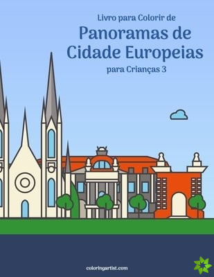 Livro para Colorir de Panoramas de Cidade Europeias para Criancas 3