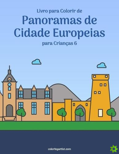 Livro para Colorir de Panoramas de Cidade Europeias para Criancas 6