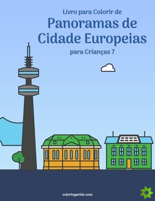 Livro para Colorir de Panoramas de Cidade Europeias para Criancas 7