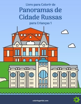 Livro para Colorir de Panoramas de Cidade Russas para Criancas 1