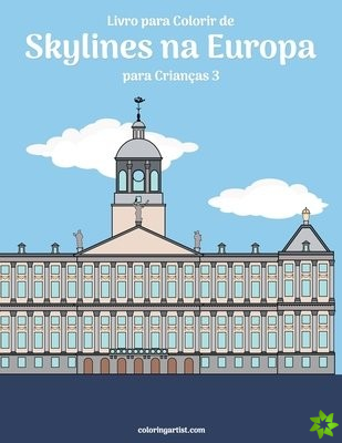 Livro para Colorir de Skylines na Europa para Criancas 3