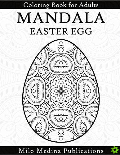 Mandala Easter Egg Coloring Book for Adults