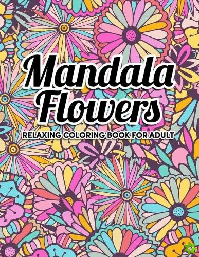 Mandala Flowers Coloring Book