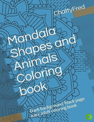 Mandala Shapes and Animals Coloring book