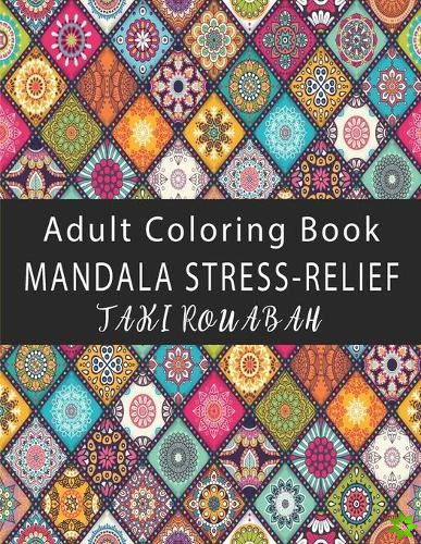 Mandala Stress-Relief Adult Coloring Book